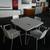 Poppin 36x36 White Breakroom Table 6 thumbnail