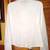 New white Grace elements zip up dress shirt size 8 Retail $58 2 thumbnail