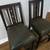 Leather Chair Chairs 24" Solid wood Seat Office Table Black Bar Stool 2 thumbnail