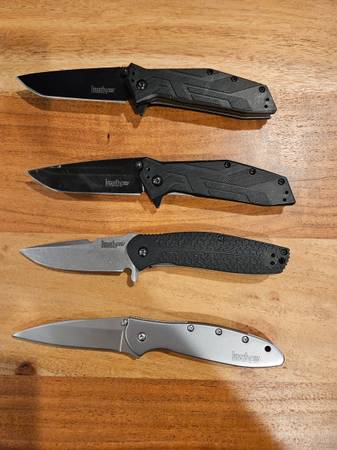 Gerber and Kershaw pocket knives 1