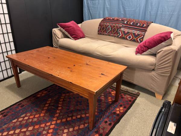 Solid wood coffee table 1