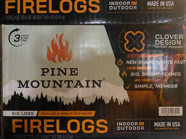 Firelogs- 6pk per Case /  Two Cases 1