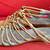 ECCO WOMEN'S "BOUILLON" GLADIATOR SANDALS, GOLDEN YELLOW, SIZE 40 4 thumbnail