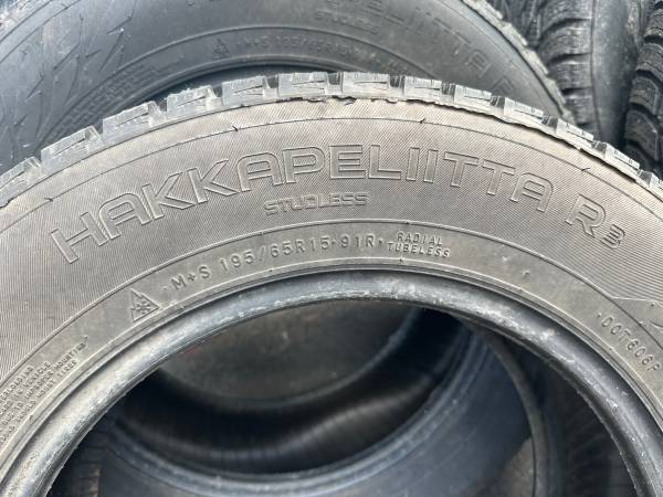 195/65/15 Hakkapellitta R Snow Tires (set of four) - $200 (East Arlington)63438894882947123
