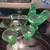 Vintage green glass bowls and rooster container 1 thumbnail