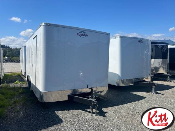 2024 Cargo Mate Challenger 8.5X16 W/ REAR RAMP +6" Extra Height 1