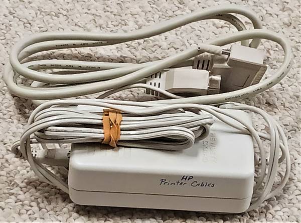 Hewlett Packard AC Power Adapter Printer Cables Wires Original Vintage 1