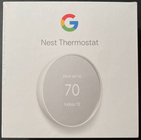 Nest Model G4CVZ New In Box Color : Snow 1