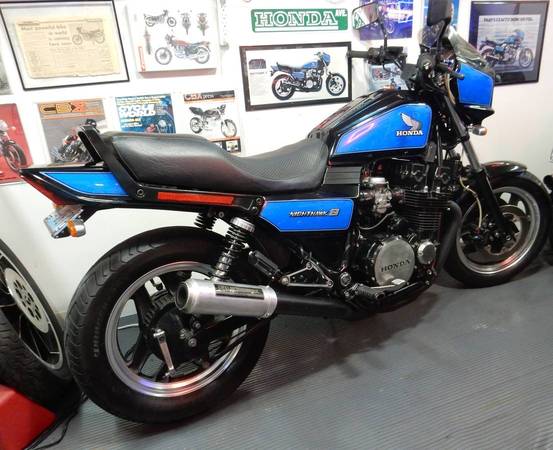 ~💀WANTED🥳~Honda CB700SC CB750S Nighthawk Blue/Black,Stock,Clean CB 700 1