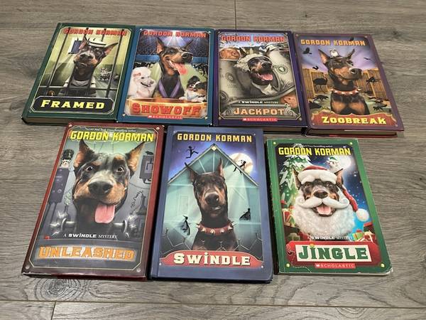 THE SWINDLE SERIES by Gordon Korman SHOWOFF, JINGLE, JACKPOT 7 Books 1