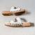 Brand New - Authentic J. Crew Leather Double Strap Wooden Sandal 3 thumbnail