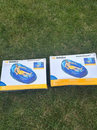 Inflatable Cooler Couch Pool Loungers - (Have 2)- Brand New 1