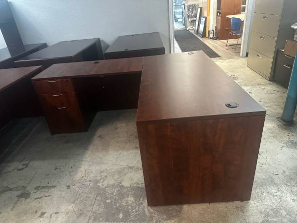 OFFICE DESK L-SHAPE DESK-$450 1