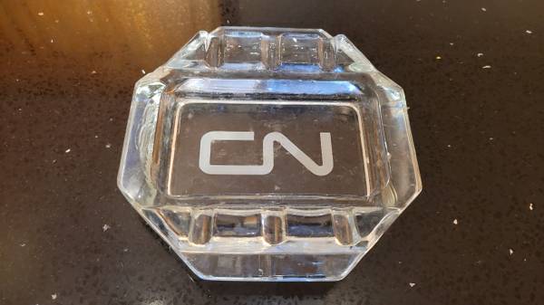 CN Ashtray - Canadian National Railway - VINTAGE MCM Rare! 1