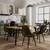 Homy Casa · Lancelot 5-Piece Dining Set Walnut Table with Charlton Cha 1 thumbnail