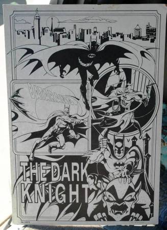 Vintage DC Comics Advertisement for the comic "Dark Knight " 1991 1