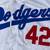 DODGERS 42 JERSEY 1955 JACKIE ROBINSON COOPERSTOWN COLLECTION MITCHELL 3 thumbnail