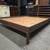 Brown Rustic Style Queen Size Platform Bed Frame 2 thumbnail