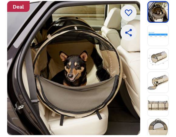 Cool runners pet tube soft kennel 1