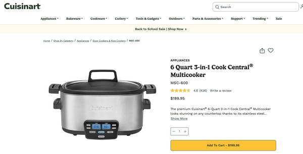 Cuisinart Multicooker 1