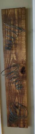 Hand Made Rustic 3 Bottle Wine Rack 1
