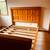 Queen Sized Solid Pine Bedframe 1 thumbnail