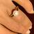 14K Yellow Gold Ring ( Size 6-7) with Natural Akoya Pearl 15 thumbnail