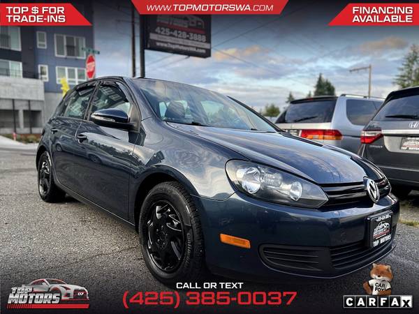 $90/mo - 2013 Volkswagen Golf 25LHatchback 6A - $6,499 (23410 Highway 99, WA 98026)63622857924739122