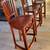 Three Solid Wood Bar Stools 4 thumbnail