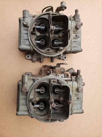 Holley 660 center squirter matched pair 1