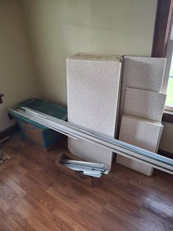 Drop Ceiling Panels with Frame 13x13 plus some extra panels 1