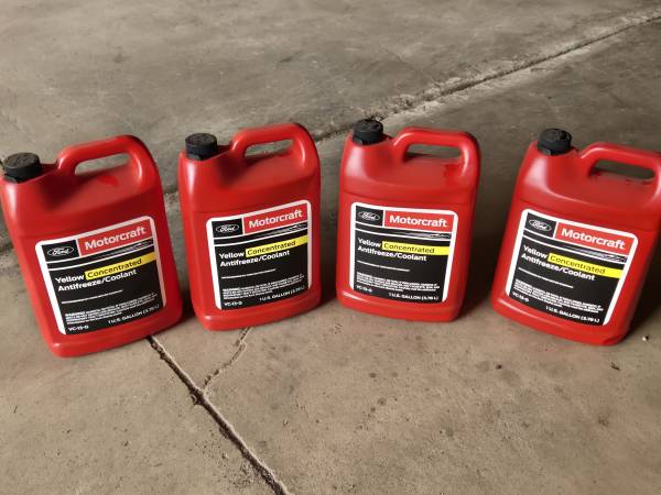 Ford motorcraft YELLOW coolant concentrate 1
