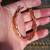 Handmade Pure Copper Braided Cuff Bracelet Twisted Adjustable Open Ban 7 thumbnail