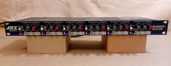 ARX Sixgate 6-Channel Rack Noise Gate with Release Depth Threshold 1