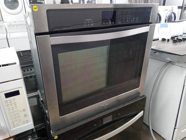 ★Whirlpool 30" stainless steel single wall oven 1