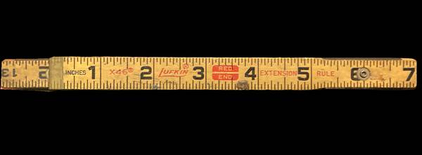 Vintage Lufkin Folding Ruler Red End X46 6ft. Clean - $5 (Baldwin)63471463024387120