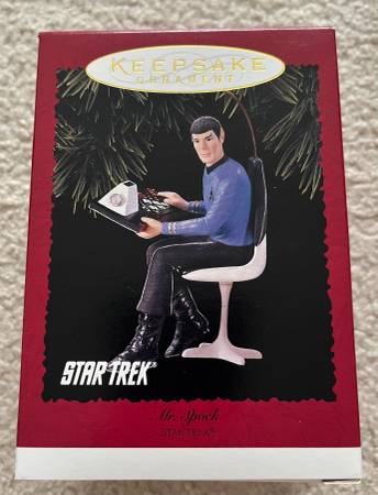 1996 HALLMARK SPOCK ORNAMENT 1