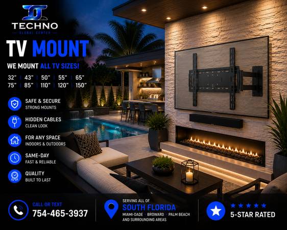 🔥Same-Day TV Mounting🔥 1
