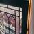 Antique hanging leaded beveled textured window 21"×34" 5 thumbnail