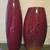 Gorgeous Vintage Oxblood/Lava Red Flower Vases 1 thumbnail