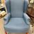 High back cloth living rm chair 2 thumbnail