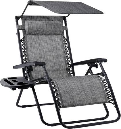 ZERO GRAVITY FOLDING RECLINING CHAIR...BRAND NEW 1