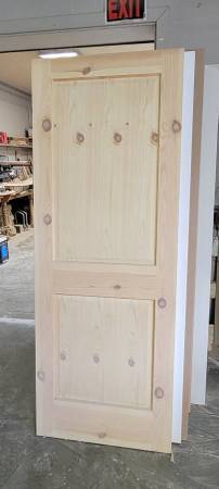 NEW Knotty Pine 2 Panel Raised with Ovolo Sticking Interior Door 1