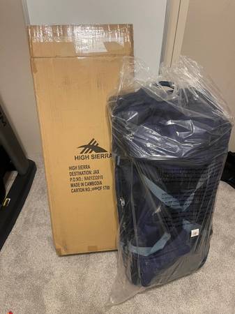 BRAND NEW CHECKED SUITCASE 1