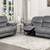 Gray Leather Recliner Sofa & Recliner Loveseat Set 1 thumbnail