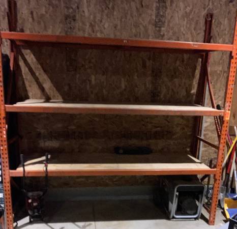 Industrial shelving unit. 1
