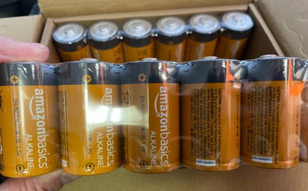 Amazon Basics Baterías D 18 - $8 (Baldwin)63471465383681124