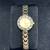 Vintage gold layered .925 silver (Technibond) ladies wristwatch. Solid silver. 9 thumbnail