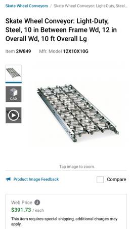 Skate wheel conveyors 1