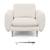 Article Sanders 37" Lounge Chair & Ottoman - Ivory Wool Bouclé 9 thumbnail